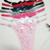 27ee24bb-dbce-448d-87cb-a79bd5313166 Lace Bow-Accent Thong Panties – Multiple Color Options