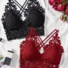 47c3c21d-7f5c-4443-9450-9836bc550fb2 Women’s Floral Lace Crisscross Bralette