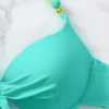 c467136d-0bec-485f-aada-bfa5a4366fc3 Women’s Mint Green Tie-Front Halter Bikini Set with Paisley Print Bottoms